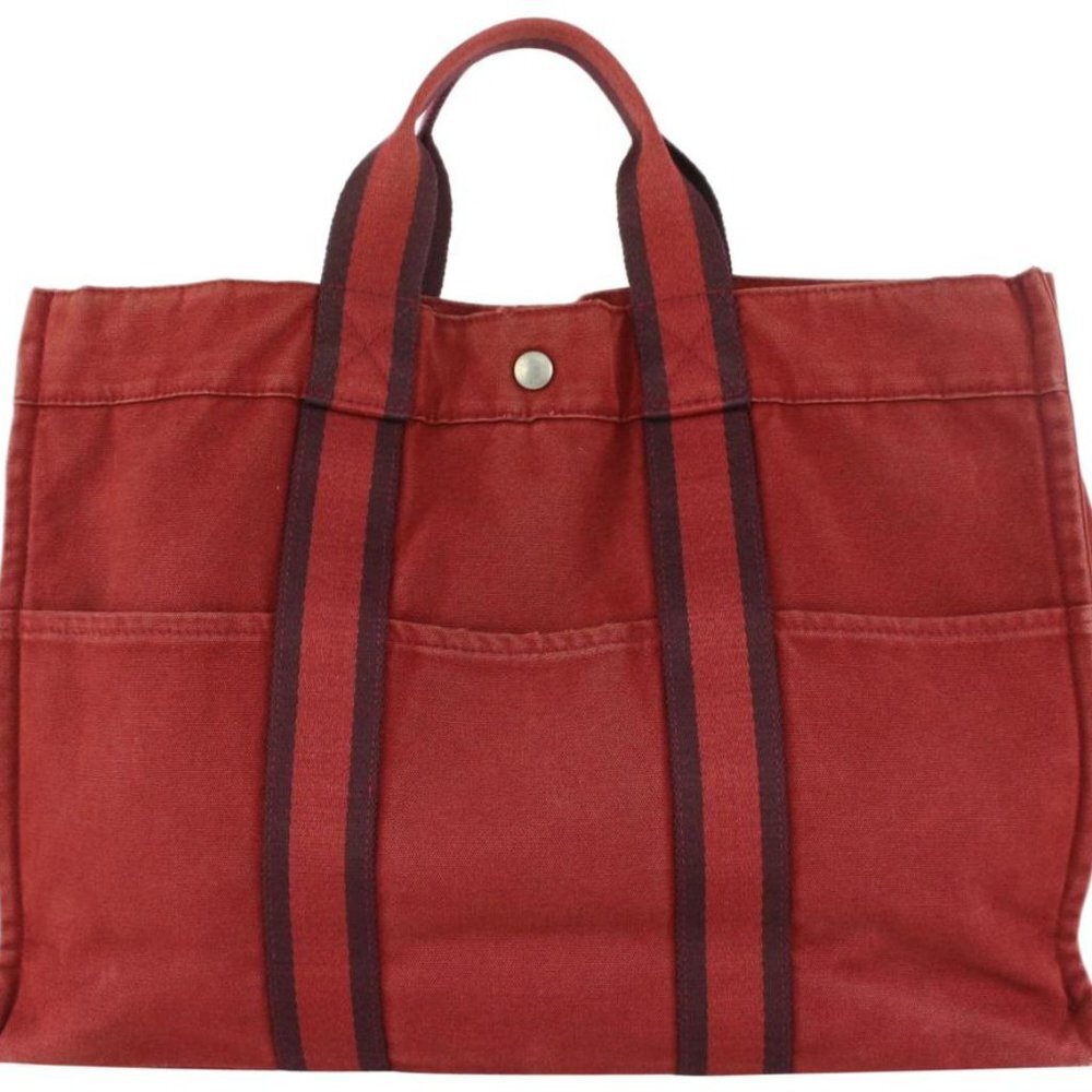 Hermès Red Foure Tout GM Tote bag 11her104
